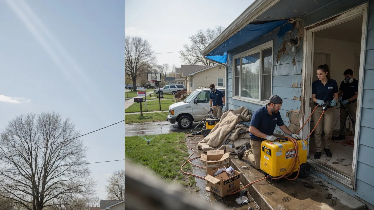 Basement Flood Cleanup in Pigeon, MI near me